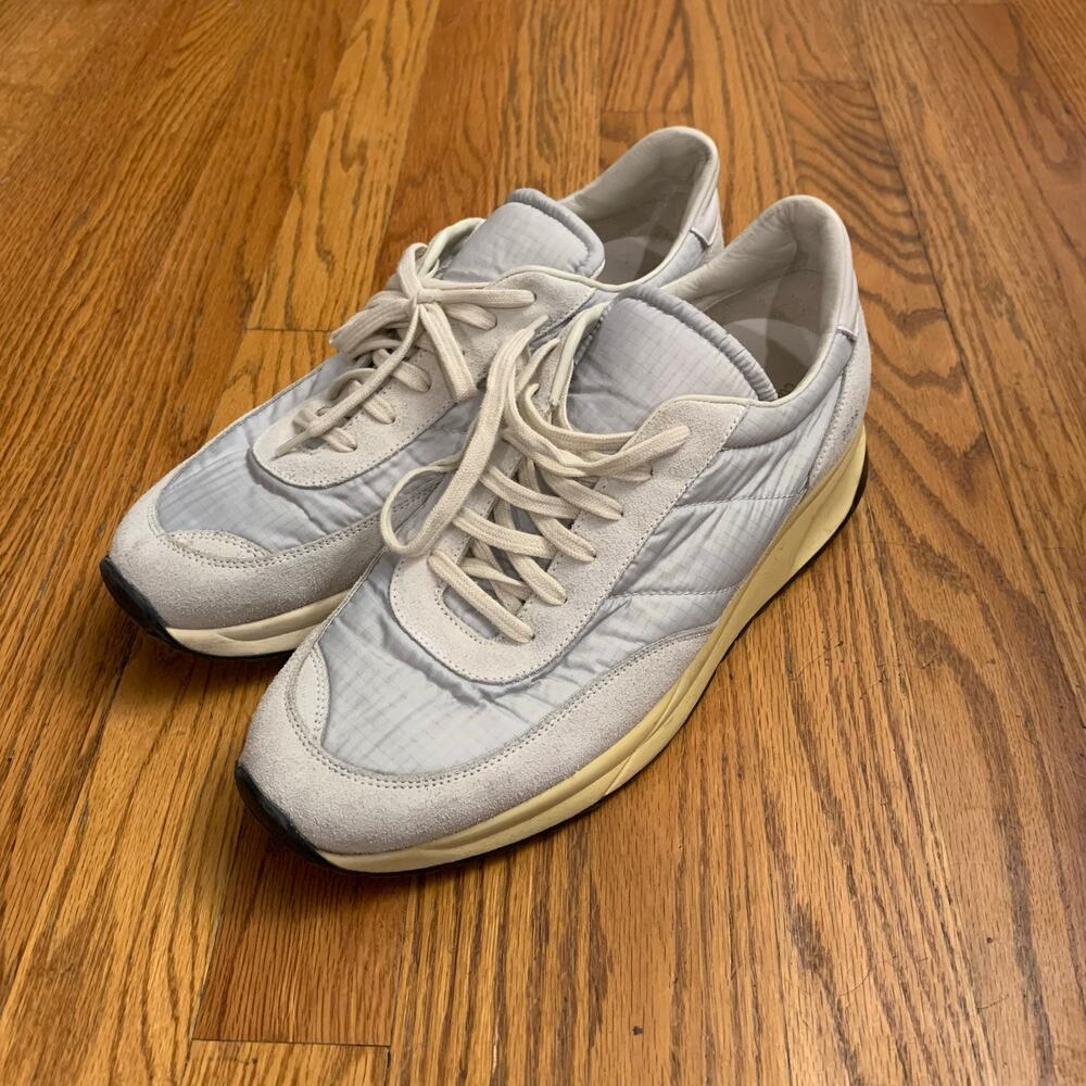 Womens Common Projects Track Sneakers Light Gray/Blue Size 41 EUC!